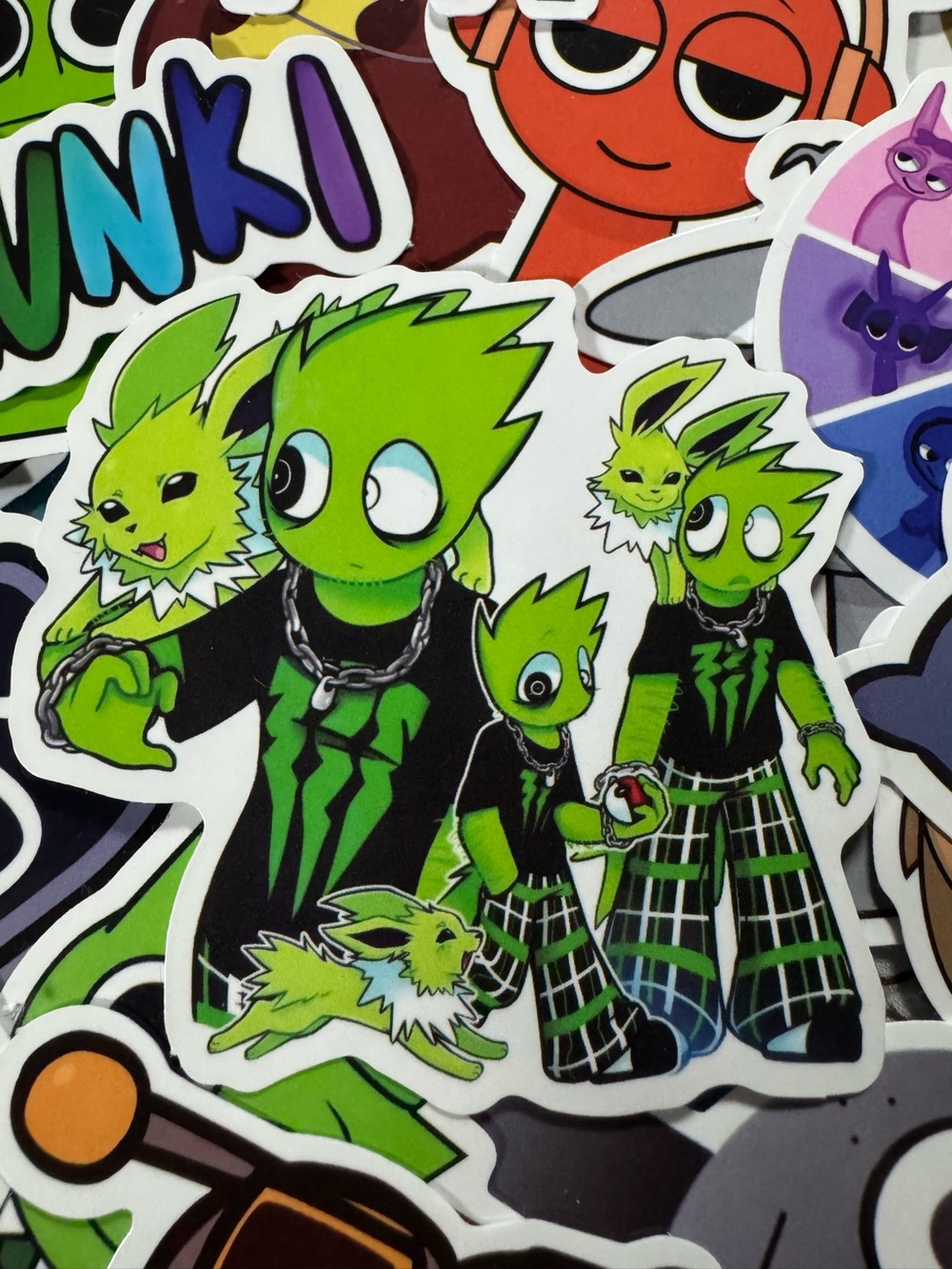 Sprunki Colorful Sticker Pack - 50 stickers - Picture 12 of 13